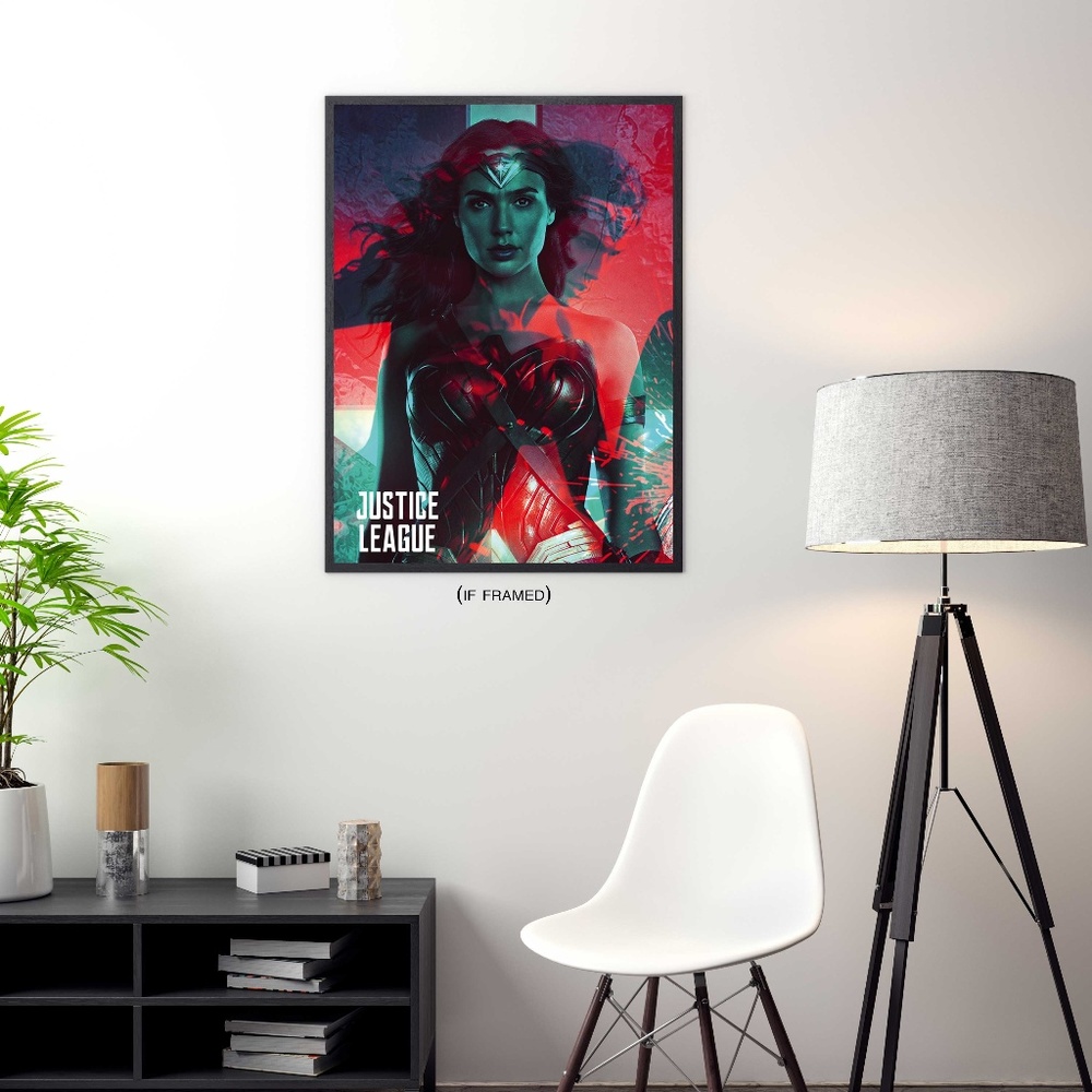 Wonder Woman Poster Justice League Art (18x24)